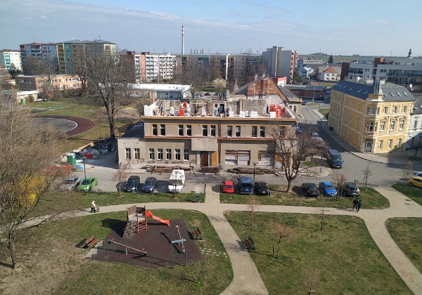 Rekonstrukce domu na ulici Hálkova